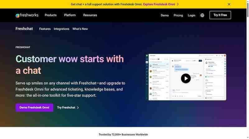 Freshchat (Freshworks)
β
Best for: Customer support and sales
β
Key Features:
AI-powered conversational bots
Multichannel support (website, WhatsApp, Messenger)
Integrates with Freshdesk and CRMs
π‘ Why use it? Omnichannel support with powerful automation capabilities chaudharyco.com chaudhary & consultants